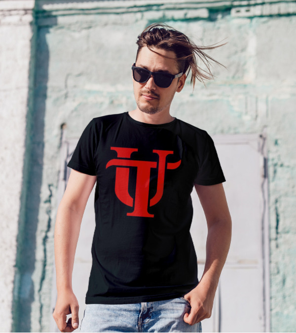 University Of Tampa UT Red Text T-Shirt