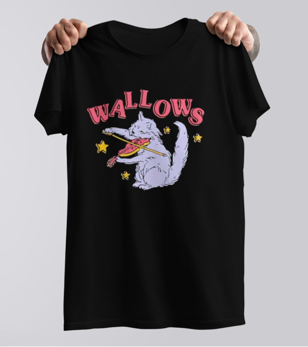Wallows Playing Cat Fiddle With Stars T-Shirt