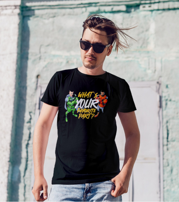 WHAT’S YOUR FAVORITE PART SUPERHERO DOCHOSON DUO T-Shirt