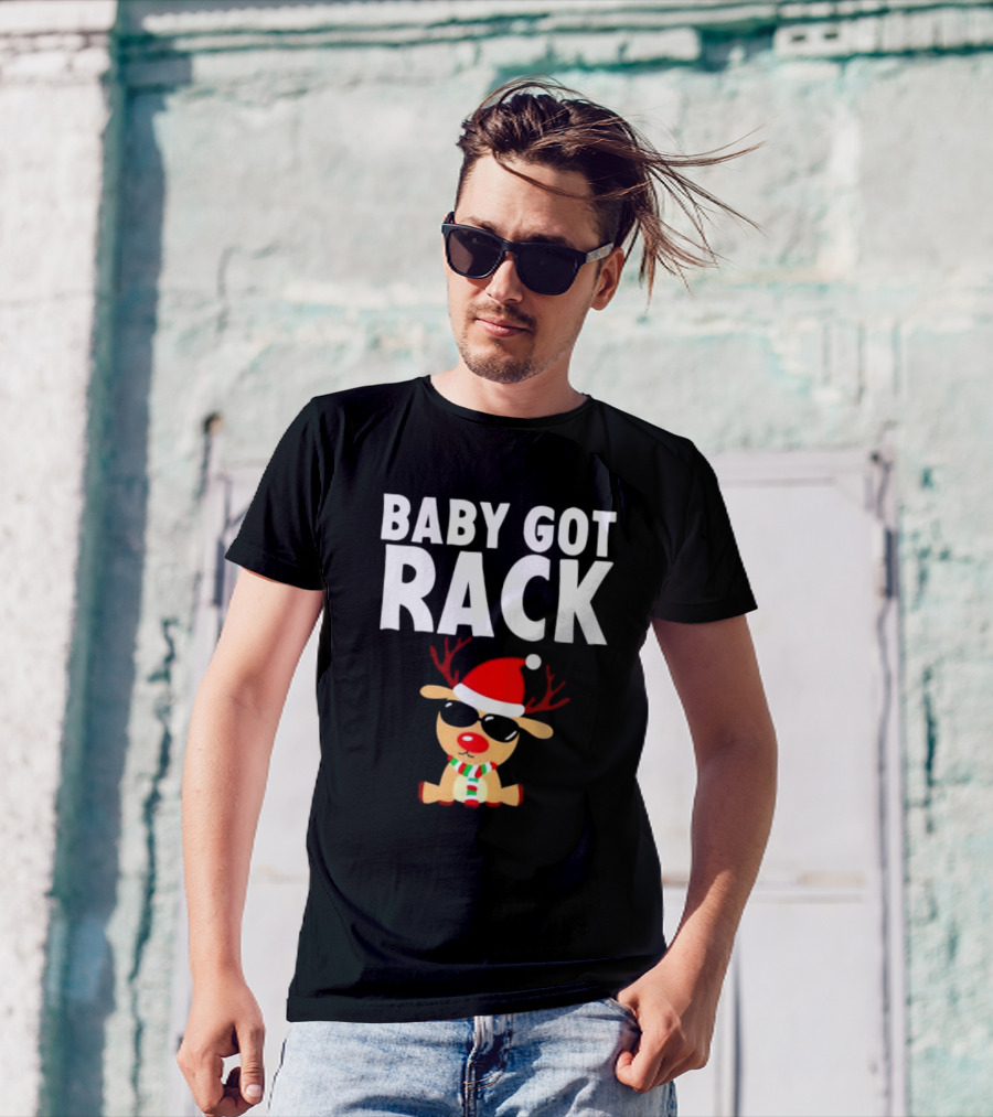 Baby Got Rack Reindeer Christmas T-Shirt
