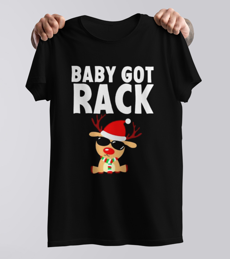 Baby Got Rack Reindeer Christmas T-Shirt