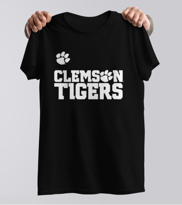 Clemson Tigers Logo Paw T-Shirt