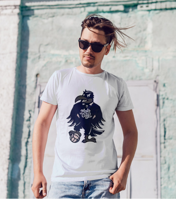 Mpls City Soccer Schmitty The Crow T-Shirt