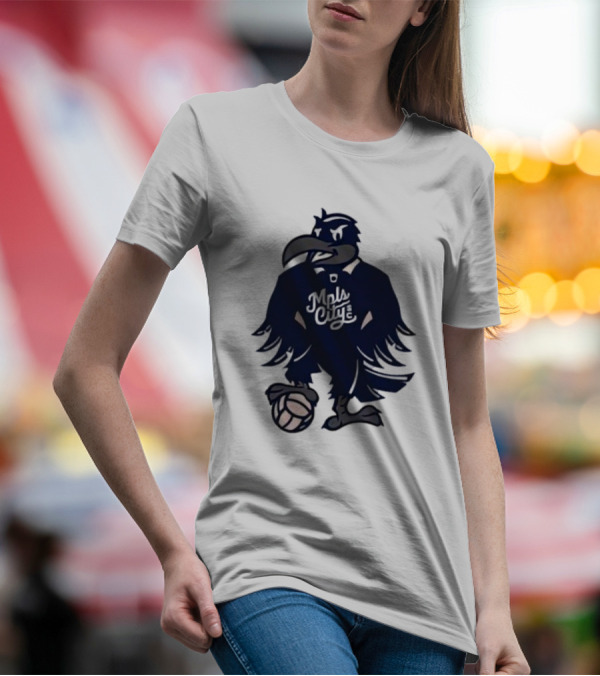 Mpls City Soccer Schmitty The Crow T-Shirt