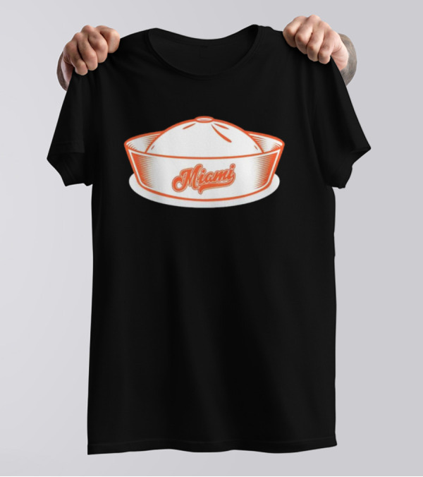 Miami Sailor Hat T-Shirt