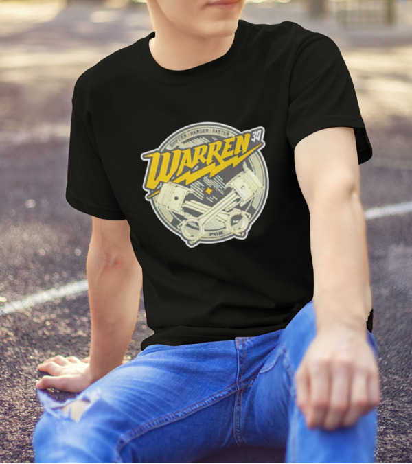 Shiftier Harder Faster Warren 30 Racing Engine Pistons T-Shirt