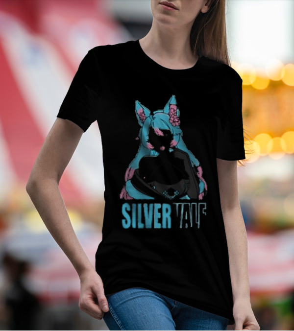 Silvervale Pastel Pop Anime Cat Ear Character T-Shirt