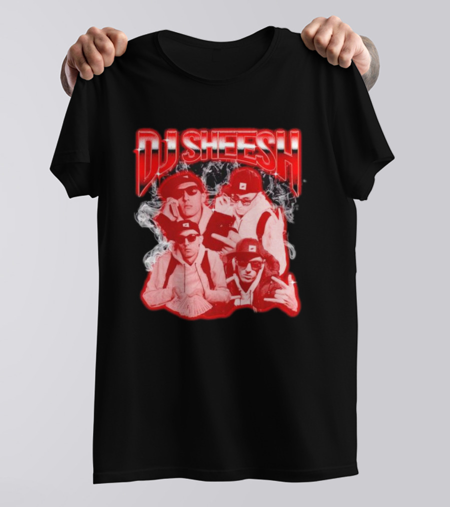 DJ Sheesh Smoking Cool Vibes With Cyclops Crew T-Shirt