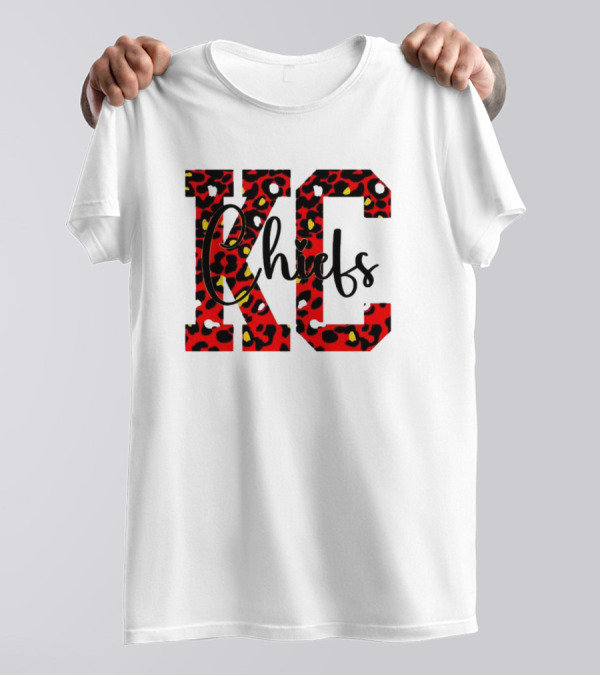 KC Chiefs Leopard Print T-Shirt