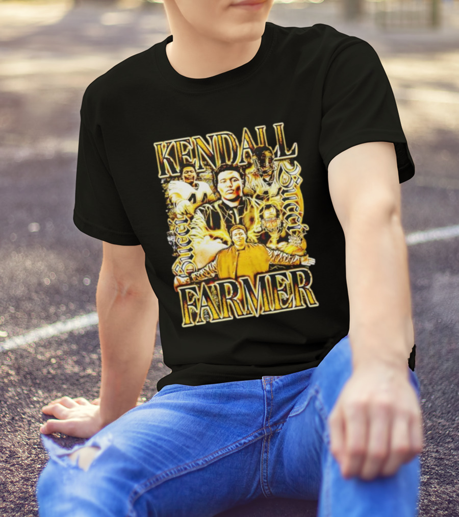Kendall Buccii Farmer Appalachian Football Star T-Shirt