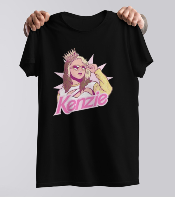 Kenzie Paige Pink Queen Icon With Crown And Sunglasses T-Shirt