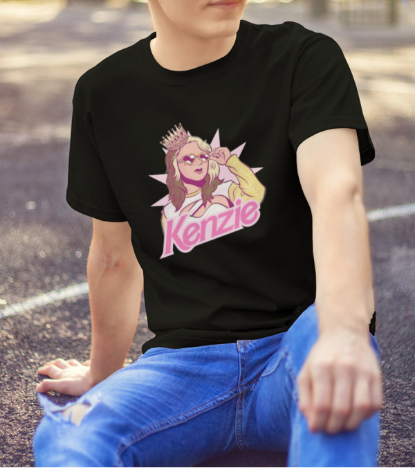 Kenzie Paige Pink Queen Icon With Crown And Sunglasses T-Shirt