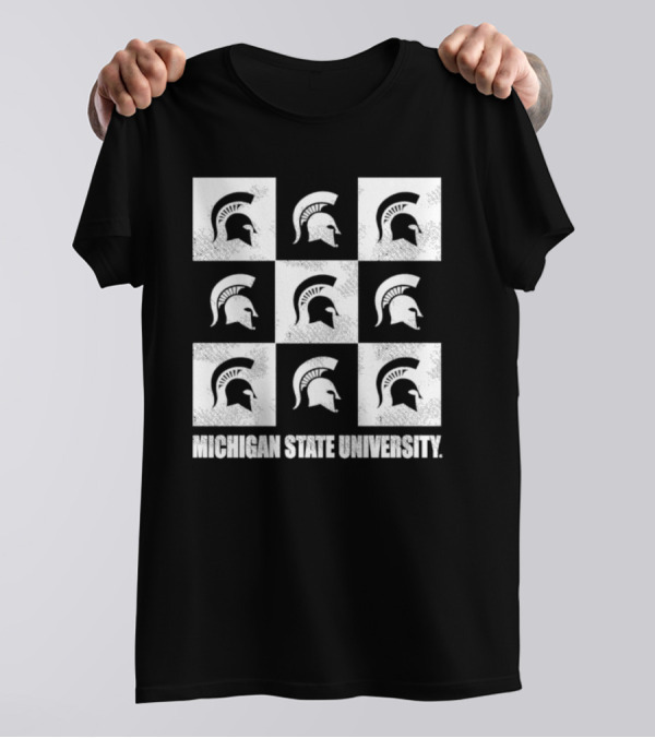 Michigan State University Spartan Checkerbox T-Shirt