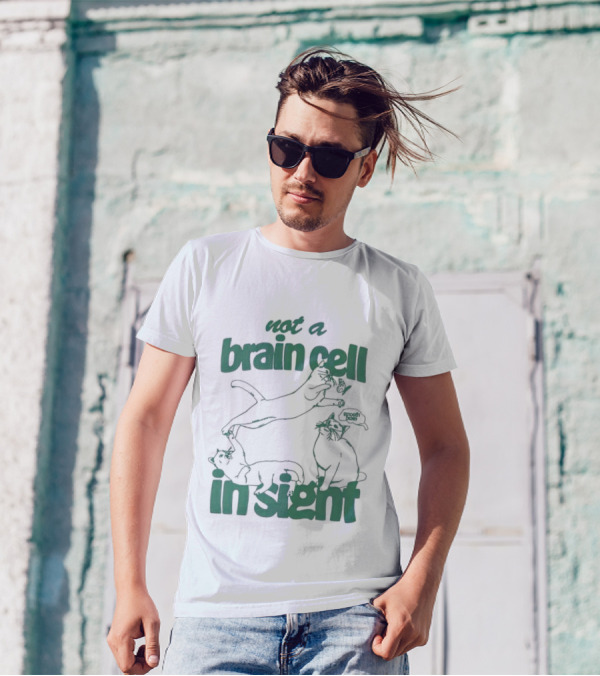 Not A Brain Cell In Sight Snoot Boopers Cats T-Shirt