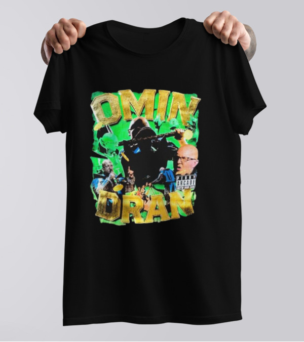 OMIN DRAN Arcade Vintage Parental Advisory T-Shirt