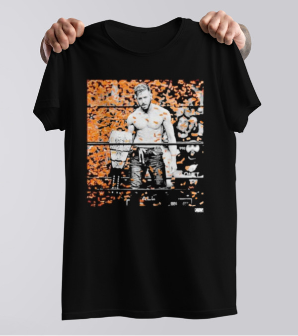 Orange Cassidy AEW Champion Confetti T-Shirt