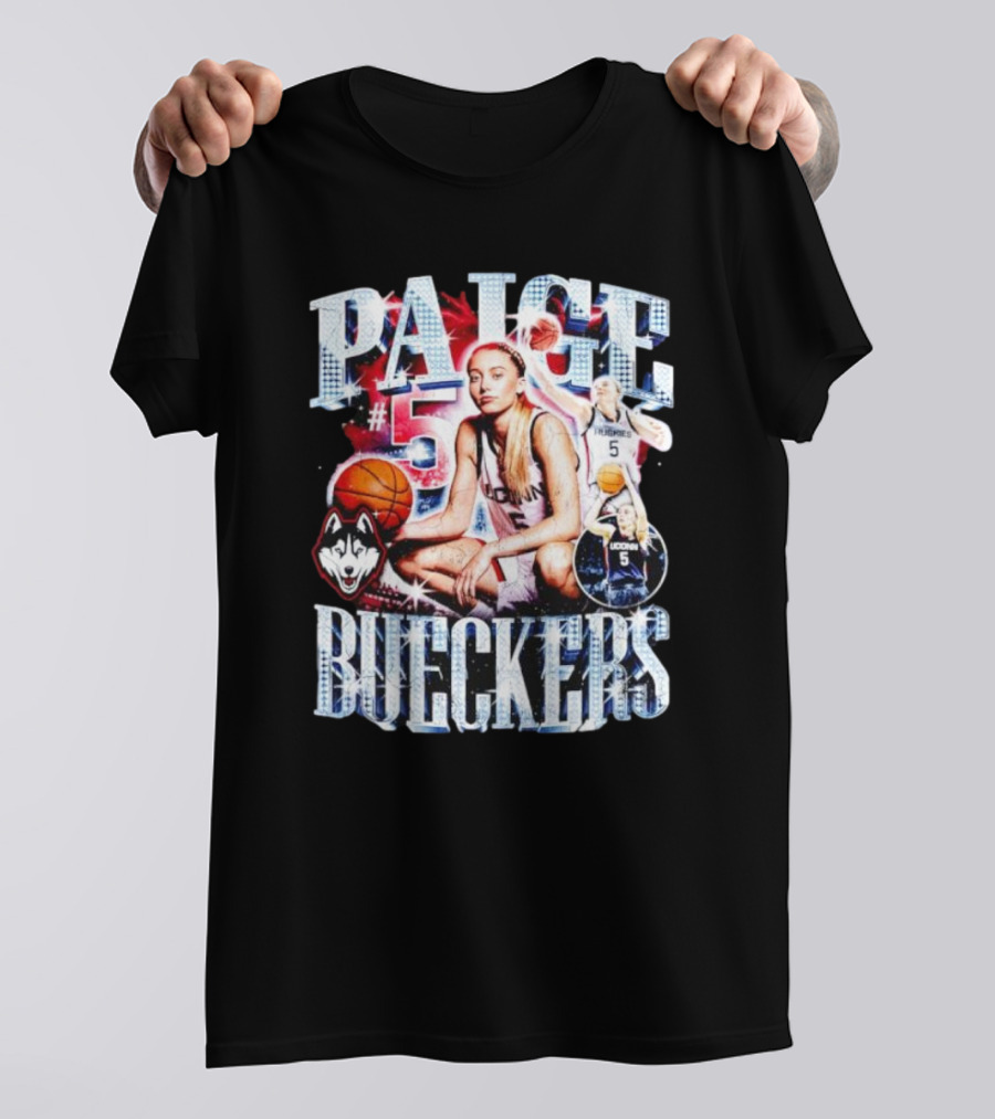 PAIGE #5 BUECKERS UCONN HUSKIES BASKETBALL VINTAGE T-Shirt
