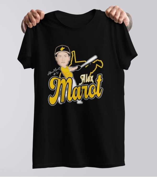 Alex Marot #51 Baseball West Virginia Icon 2023-2024 T-Shirt