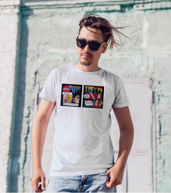 AMC PSSST Comic Pop Art Magic Theatres San Diego California T-Shirt