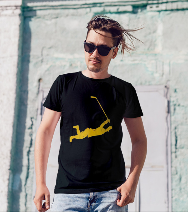 Bobby Orr Flying Hockey T-Shirt