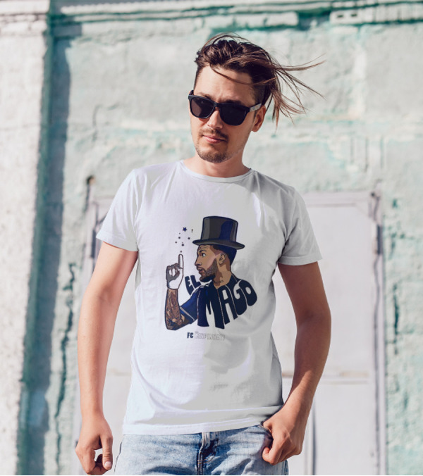 FC Cincinnati Luciano Acosta El Mago Magic Top Hat Tattoos T-Shirt