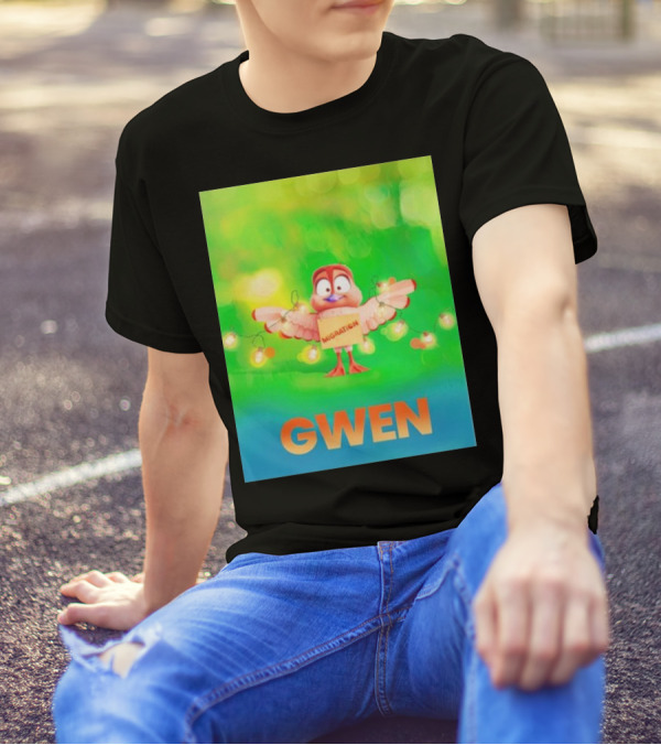 Migration Gwen Festive Bird Animation T-Shirt