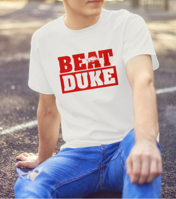 Arkansas Razorbacks Beat Duke Red T-Shirt