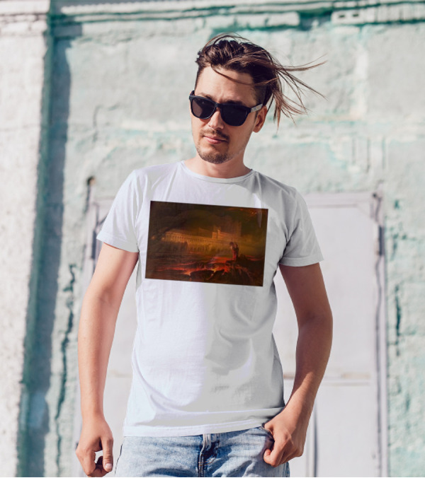 Birmingham John Martin Pandemonium Painting T-Shirt