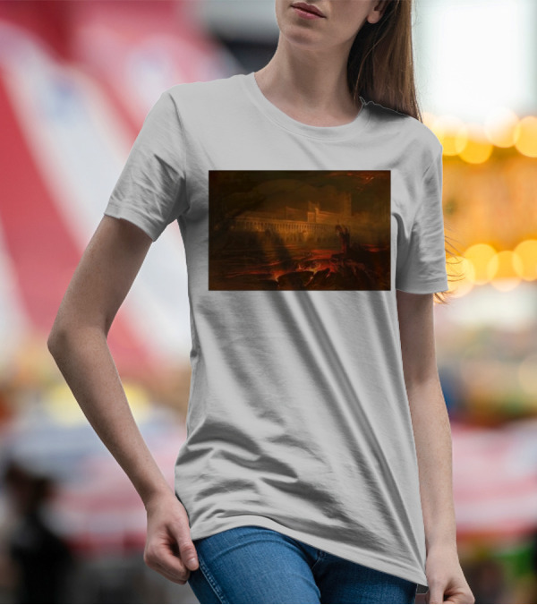 Birmingham John Martin Pandemonium Painting T-Shirt