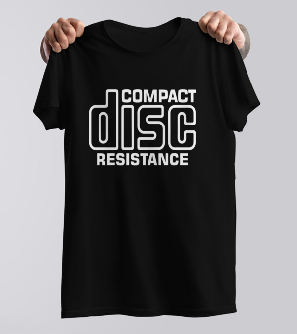 Compact Disc Resistance Retro T-Shirt
