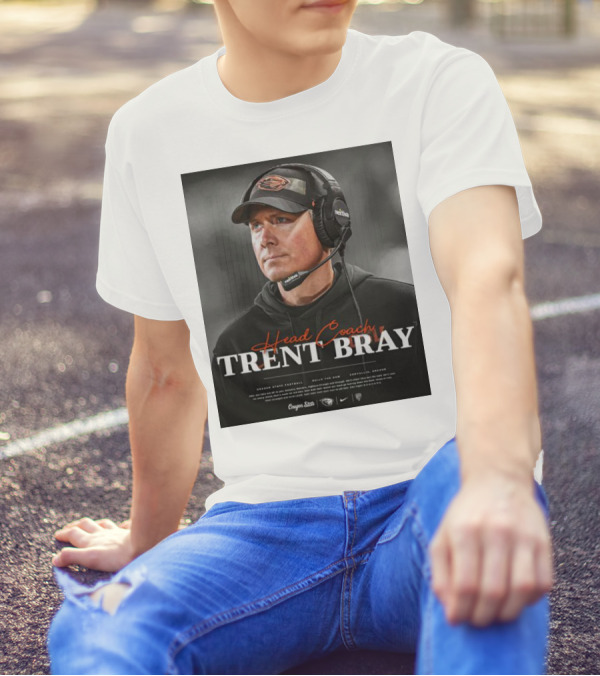 Head Coach Trent Bray Oregon State Football Build The Dam Corvallis, Oregon Beavers T-Shirt