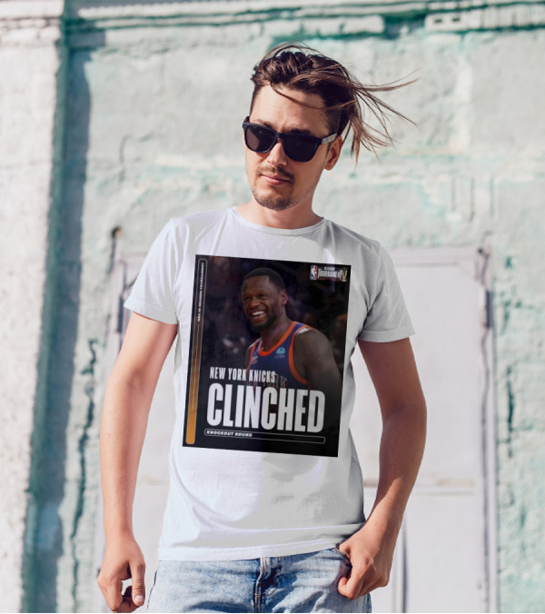 NBA In-Season Tournament New York Knicks Clinched Knockout Round T-Shirt