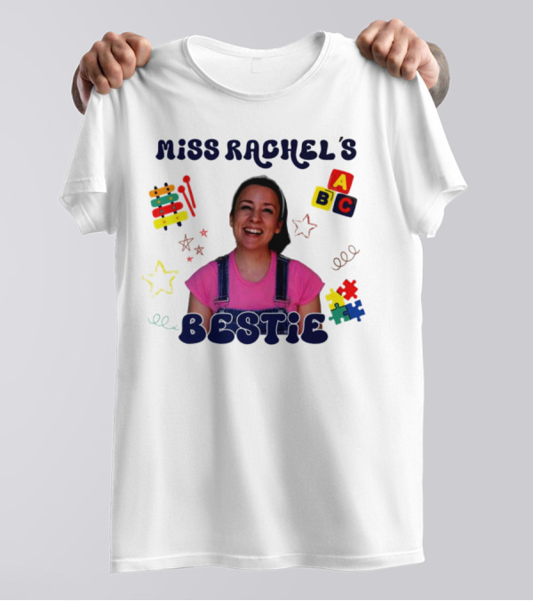 Miss Rachel's Bestie ABC Christmas Custom Name T-Shirt