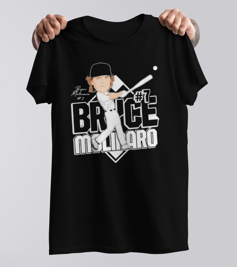 Bryce Molinaro #7 Baseball Player 2023-2024 T-Shirt