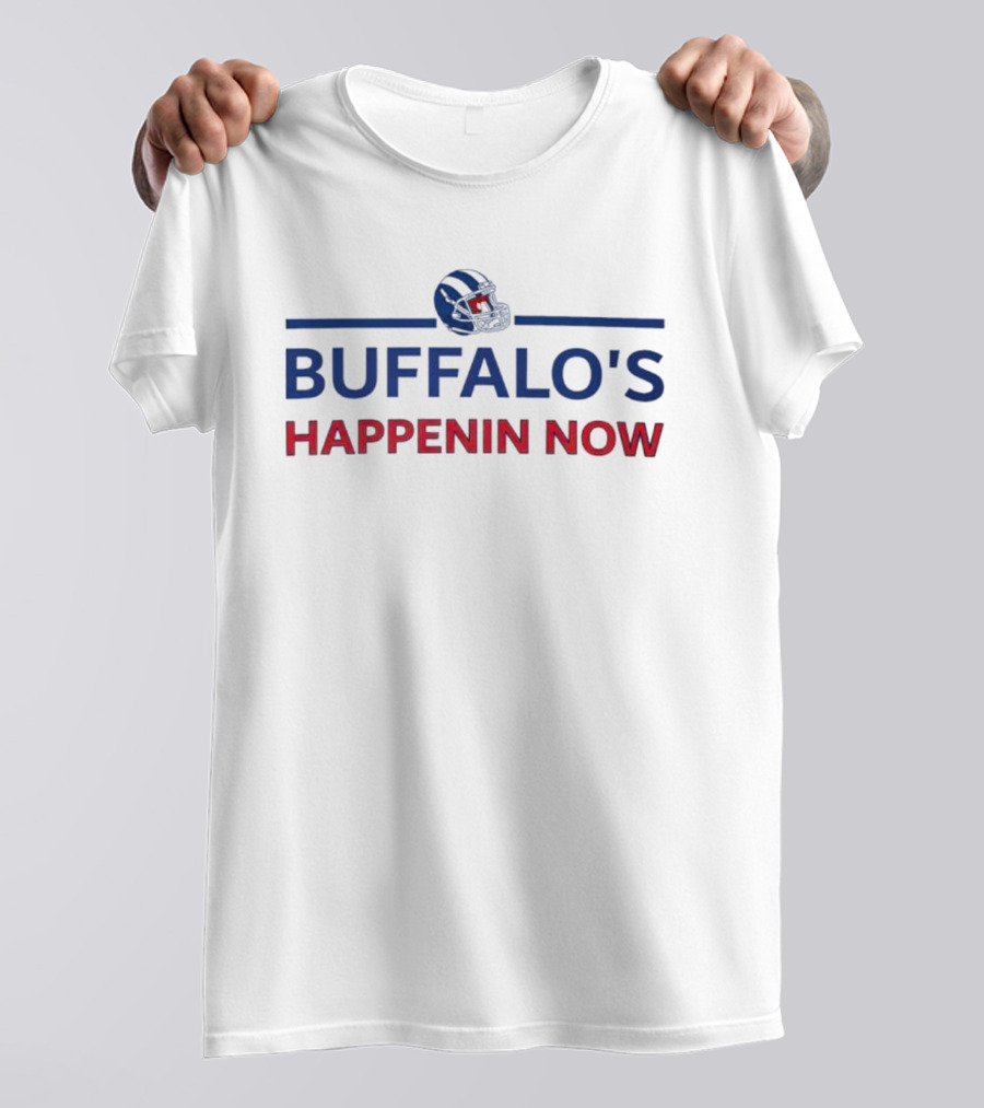 Buffalo’s Happenin Now Football Helmet T-Shirt