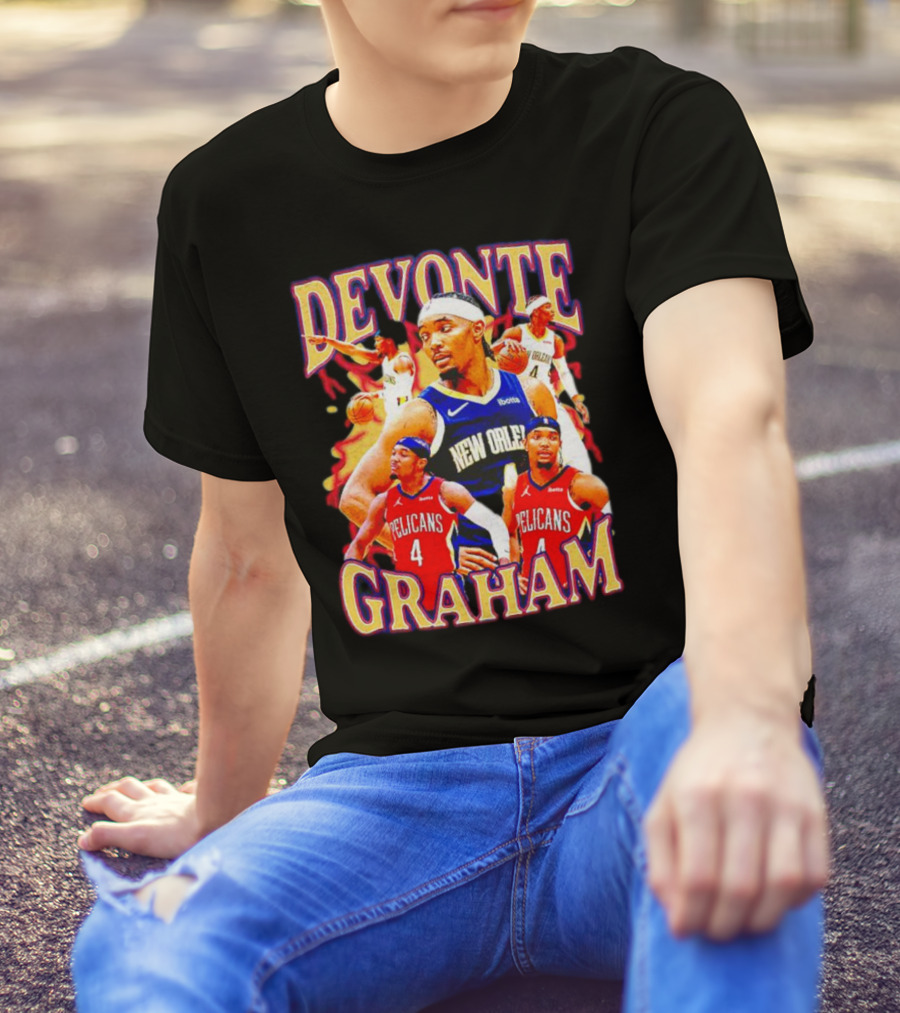 Devonte Graham New Orleans Pelicans Basketball T-Shirt