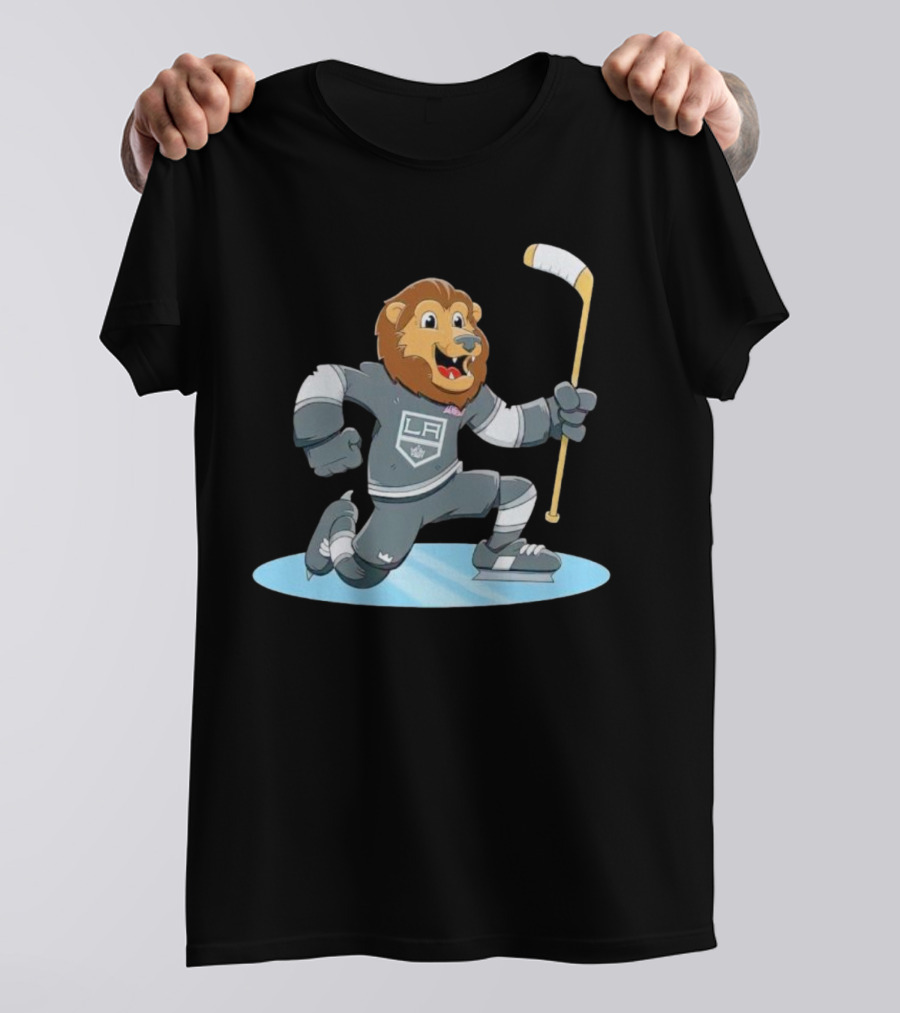 Kings Child Bailey Celebrate LA Hockey Lion Mascot T-Shirt