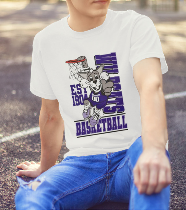 Northwestern Wildcats Basketball Willie Dunk Est 1904 T-Shirt