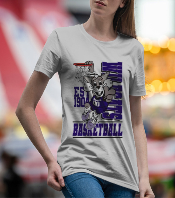 Northwestern Wildcats Basketball Willie Dunk Est 1904 T-Shirt