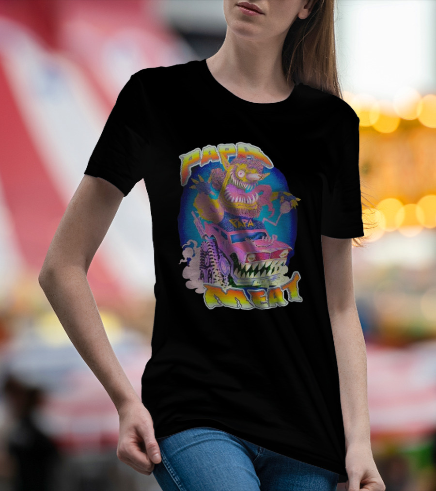 Papa Meat Monster Truck Adventure T-Shirt
