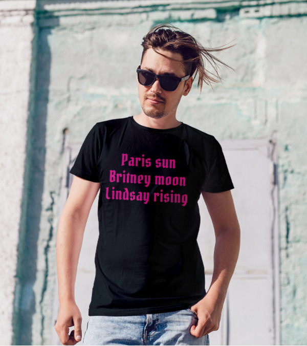 Paris Sun Britney Moon Lindsay Rising Nostalgia Retro T-Shirt