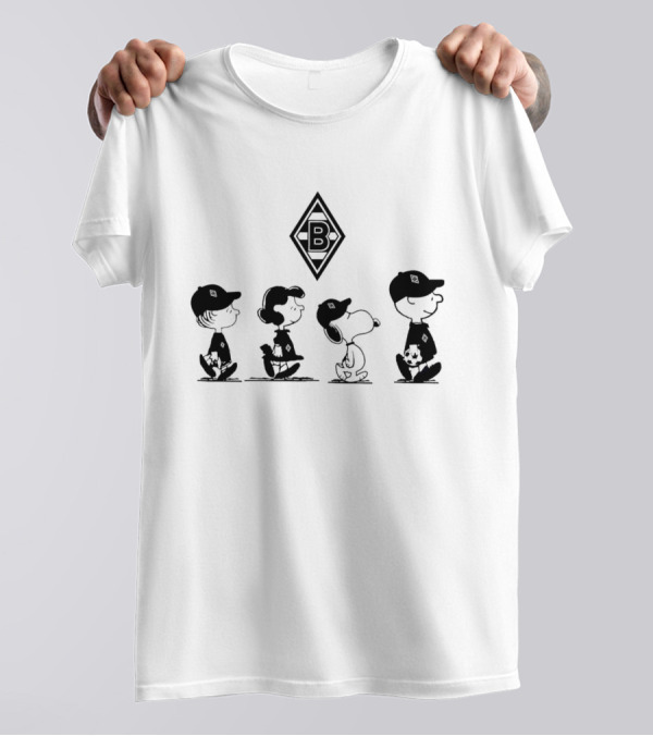 Peanuts Characters Borussia Mönchengladbach Football Sports T-Shirt