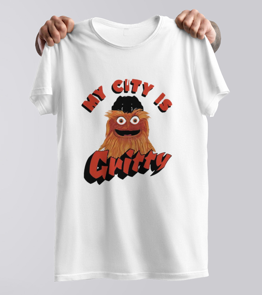 Philadelphia Flyers My City Is Gritty Mascot T-Shirt