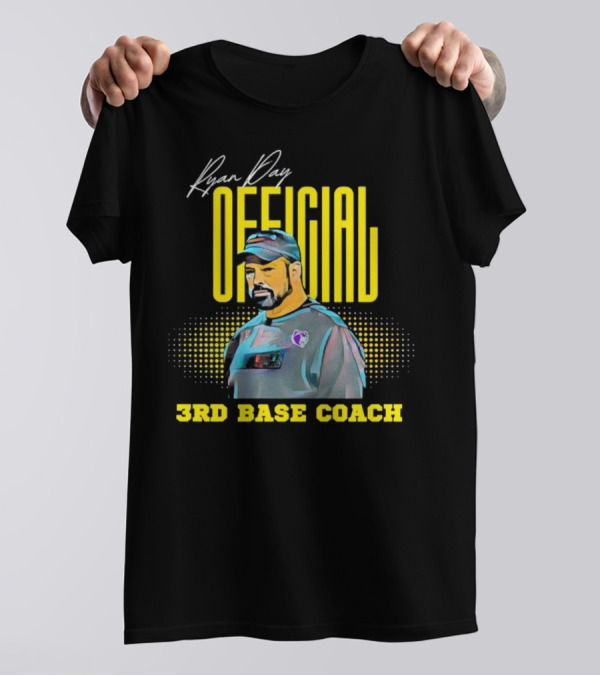 Ryan Day Official 3rd Base Coach T-Shirt