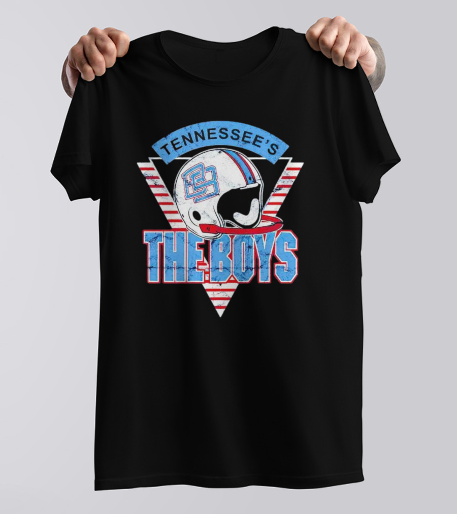 Tennessee's The Boys Football Helmet T-Shirt