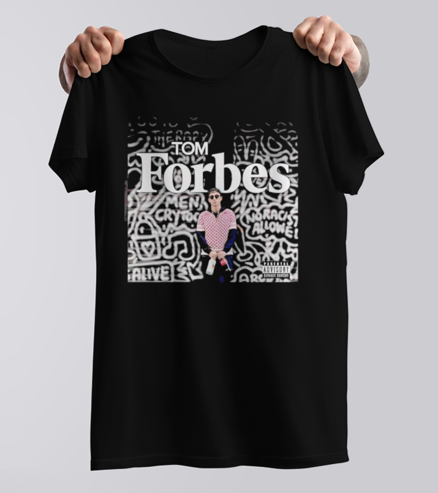 TOM FORBES MEN CRYPTO NO RACISM EXPLICIT CONTENT T-Shirt