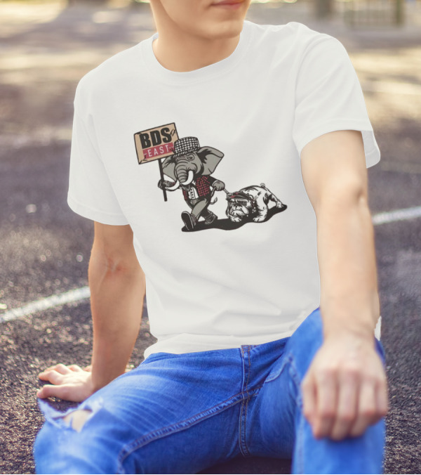 Alabama SEC Championship BDS East Elephant And Bulldog Mascots T-Shirt