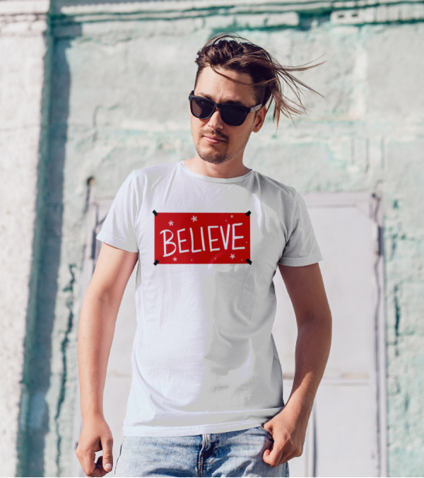 Believe Christmas Holiday Spirit T-Shirt
