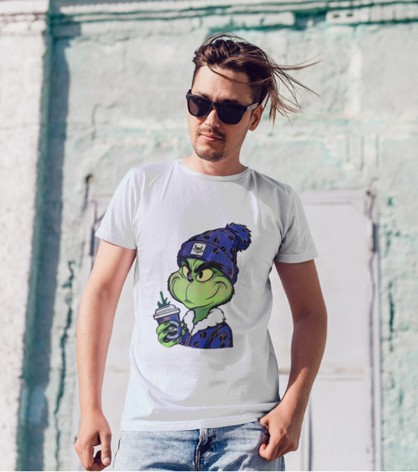 Grinch Boujee Baltimore Ravens Coffee Lover T-Shirt