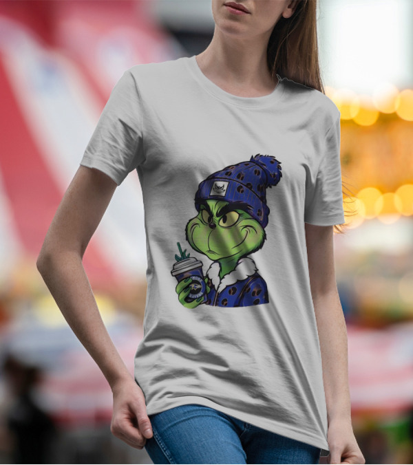 Grinch Boujee Baltimore Ravens Coffee Lover T-Shirt